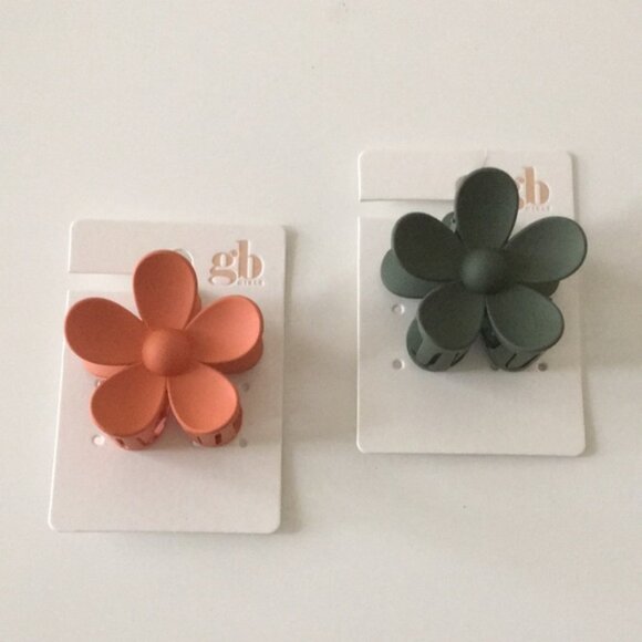 GB Gianni Bini Flower Hair Clips - Picture 12 of 14